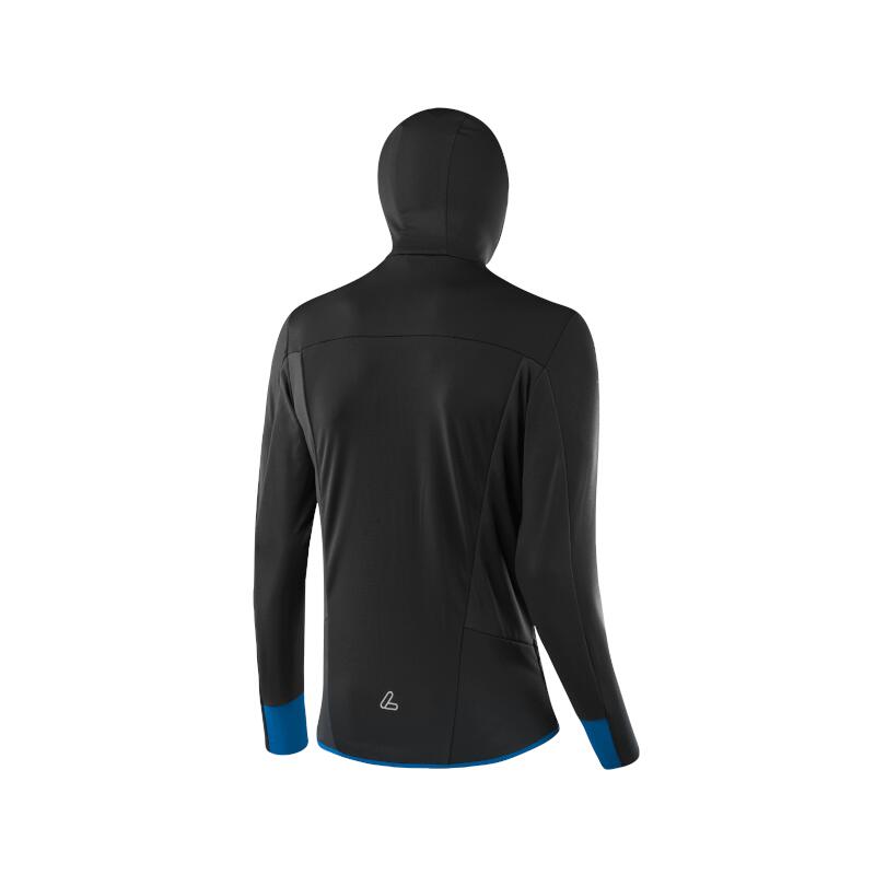 Technische longsleeve met rits voor heren Hoody Tech-Stretch - Zwart