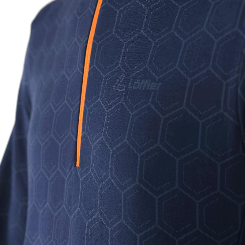 Shirt voor heren lange mouwen Midlayer Hywa Bruce Transtex® - Donker Blauw