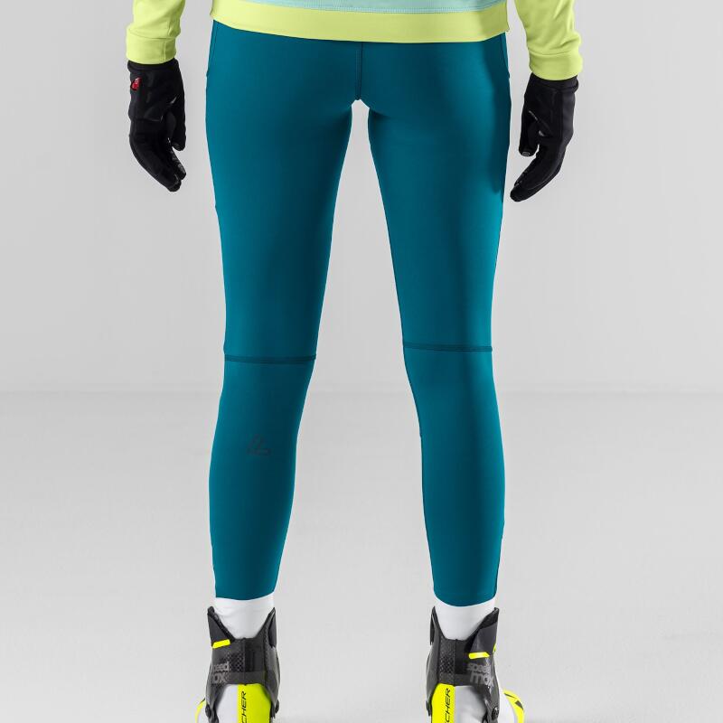 Legging de course pour femme Collant Long DD Bleu Corail - Bleu