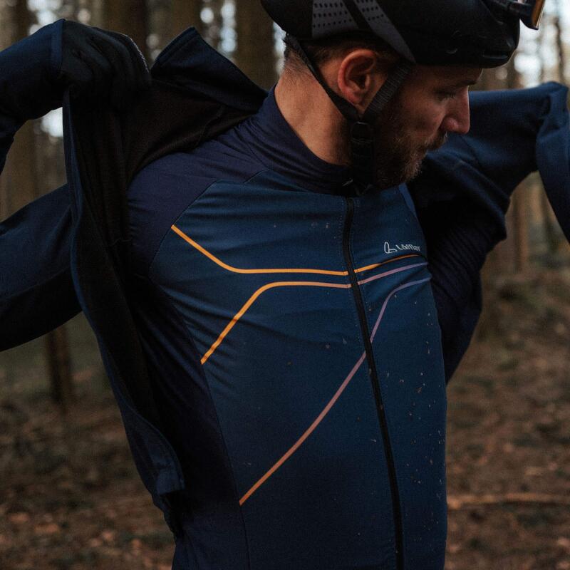 Langarm-Radsportshirt für Herren Conflux Hotbond RF – Dunkelblau 5/5