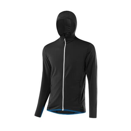 Sweat technique à manches longues pour homme Hoody Tech-Stretch - Noir