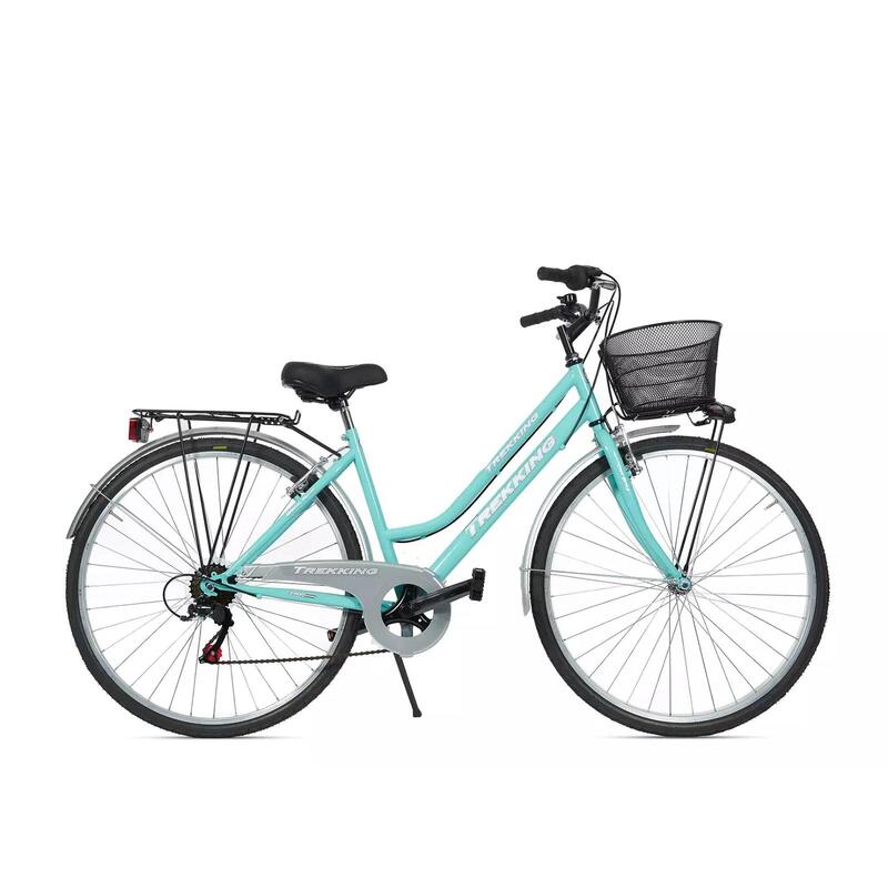 Bicicletta Donna da Città Misura 28 Bici con Cambio e Cestino Tiffany