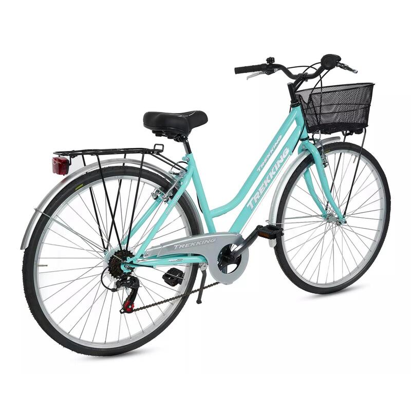 Bicicletta Donna da Città Misura 28 Bici con Cambio e Cestino Tiffany