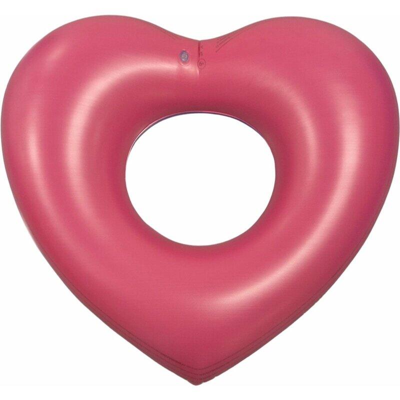SWIM ESSENTIALS Swim Essentials Schwimmring 90 cm Rot -Lila Herz Shaped