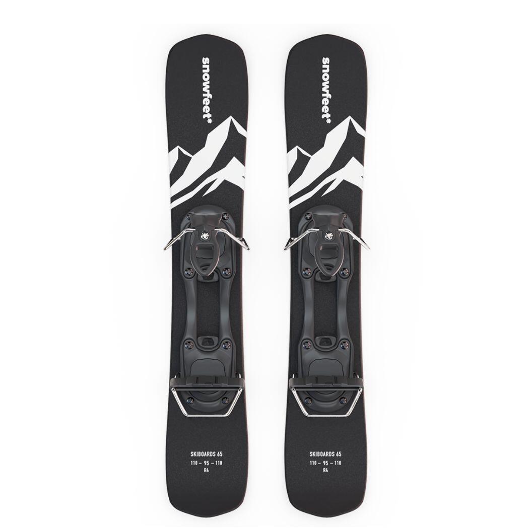 SNOWFEET Skiblades di Snowfeet | 65 CENTIMETRI | attacchi da sci se |Skiboards Snowblades
