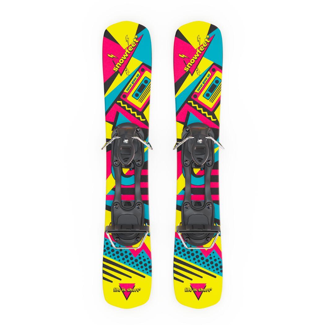 SNOWFEET Skiblades di Snowfeet | 65 CENTIMETRI | attacchi da sci se |Skiboards Snowblades
