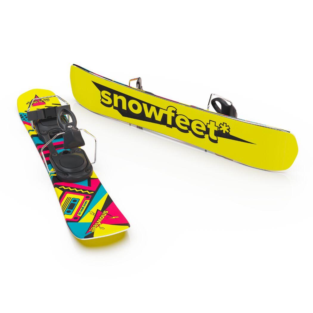 Skiblades di Snowfeet | 65 CENTIMETRI | attacchi da sci se |Skiboards Snowblades 3/7