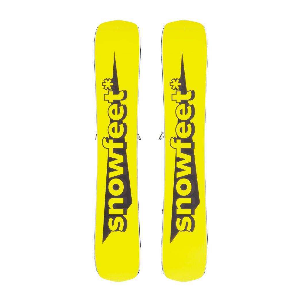 Skiblades di Snowfeet | 65 CENTIMETRI | attacchi da sci se |Skiboards Snowblades 2/7