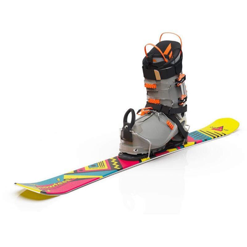 Krátké lyže Snowfeet Skiblades 99 | Pevné vázání