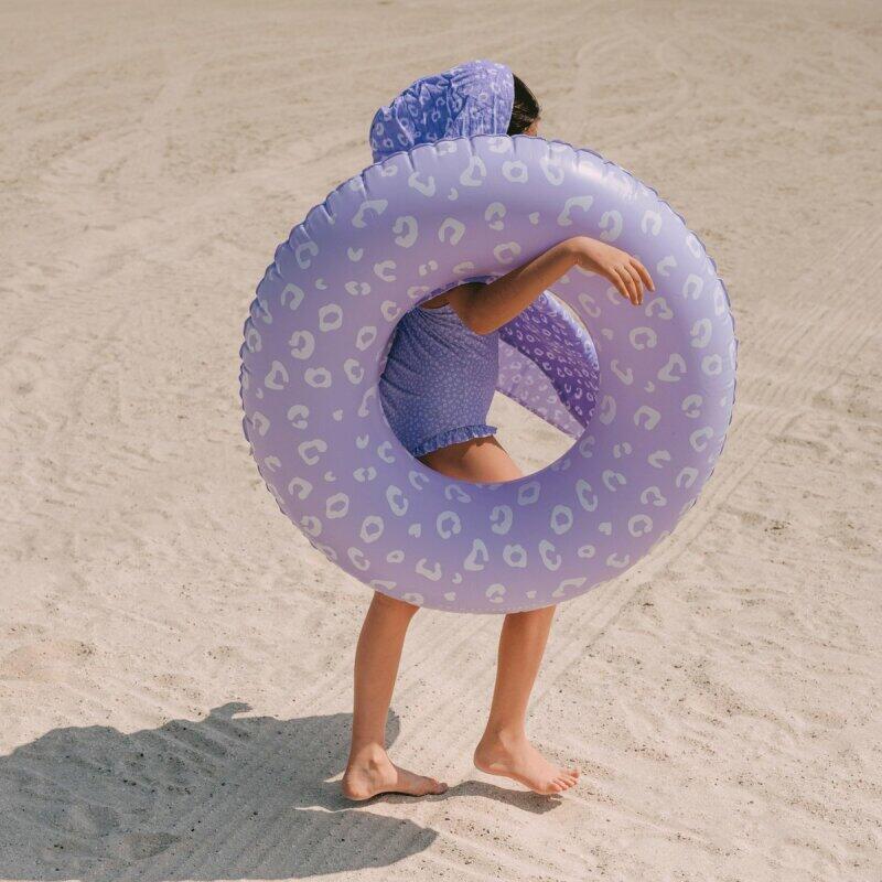 Swim Essentials Swim Ring - Lila - Leopard - Ø 90 Cm 3/4