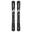 Krátké lyže Snowfeet Skiblades 99 | Pevné vázání