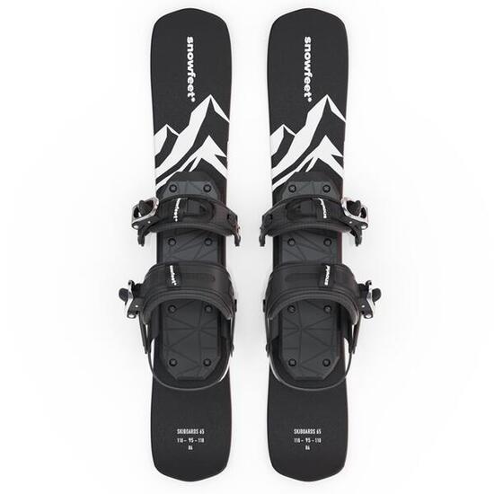 Snowfeet* Skiblades | 65 CM | Attacchi da snowboard | Skiboards Snowblades