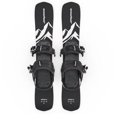 Snowfeet* Skiblades | 65 CM | Attacchi da snowboard | Skiboards Snowblades