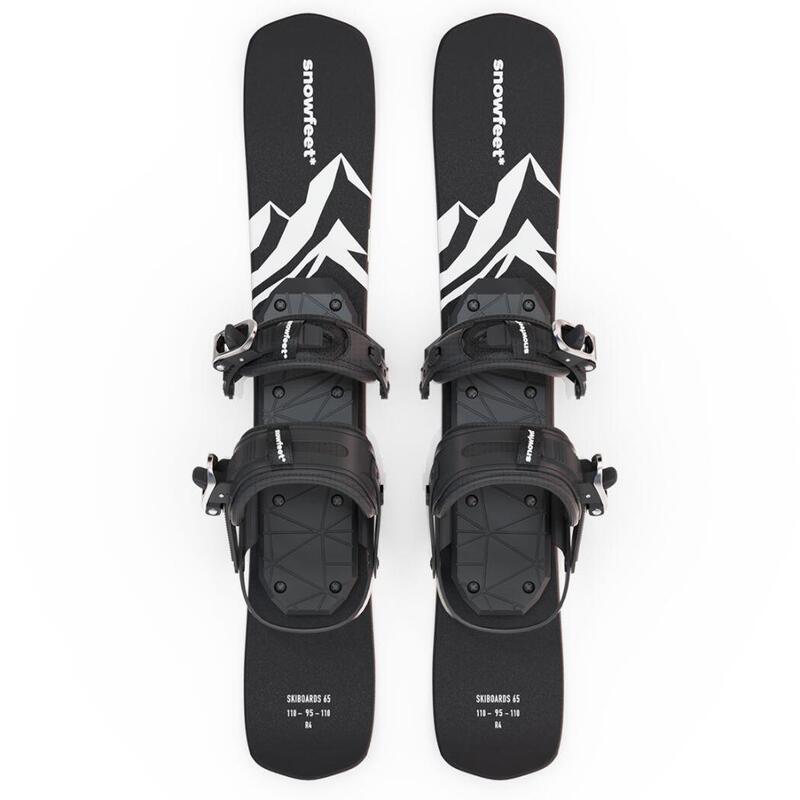 Krátké lyže Snowfeet Skiblades 65 | Snowboardové vázání