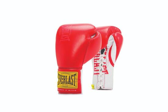 Everlast 1910 Guanti da Sparring con Lacci | Blu | 16-OZ