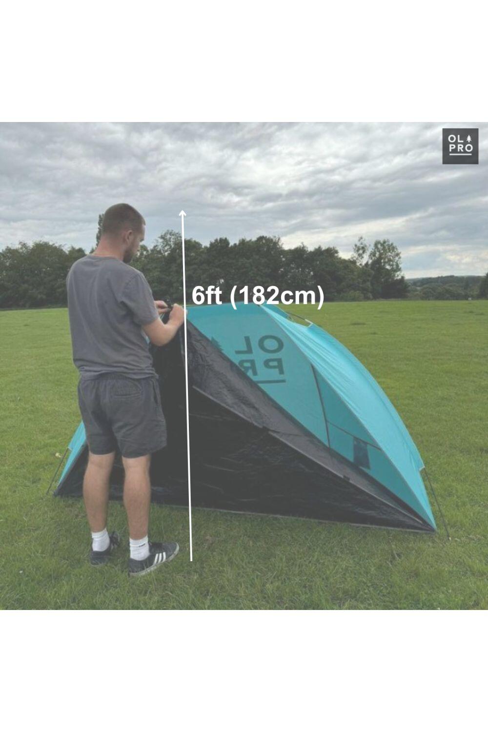 OLPRO Outdoor Leisure Products Beach Tent Blue 7/7