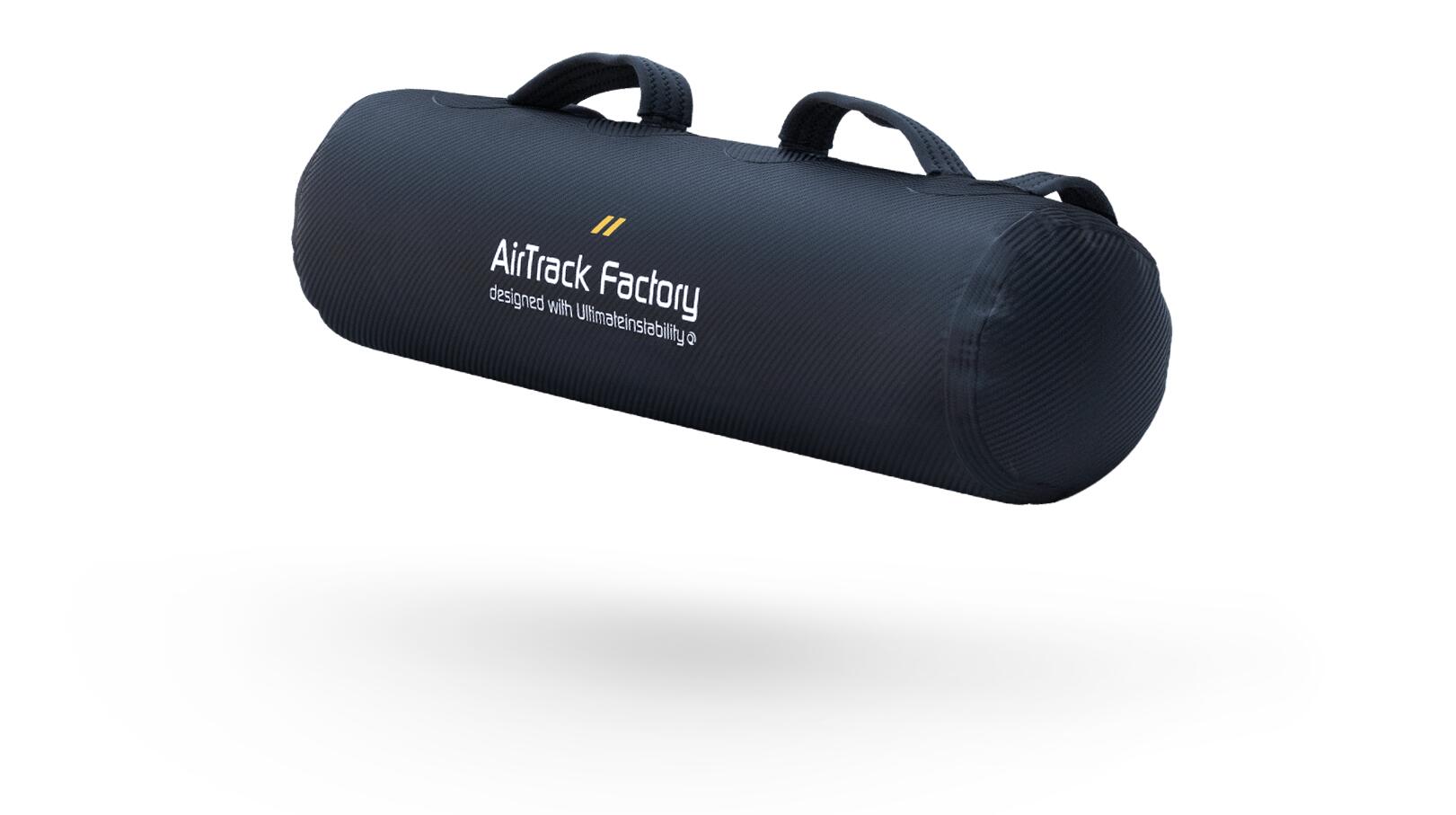 Watergevulde fitnessbag opblaasbare Aquabag S 60 x 20 cm zwart 1/5