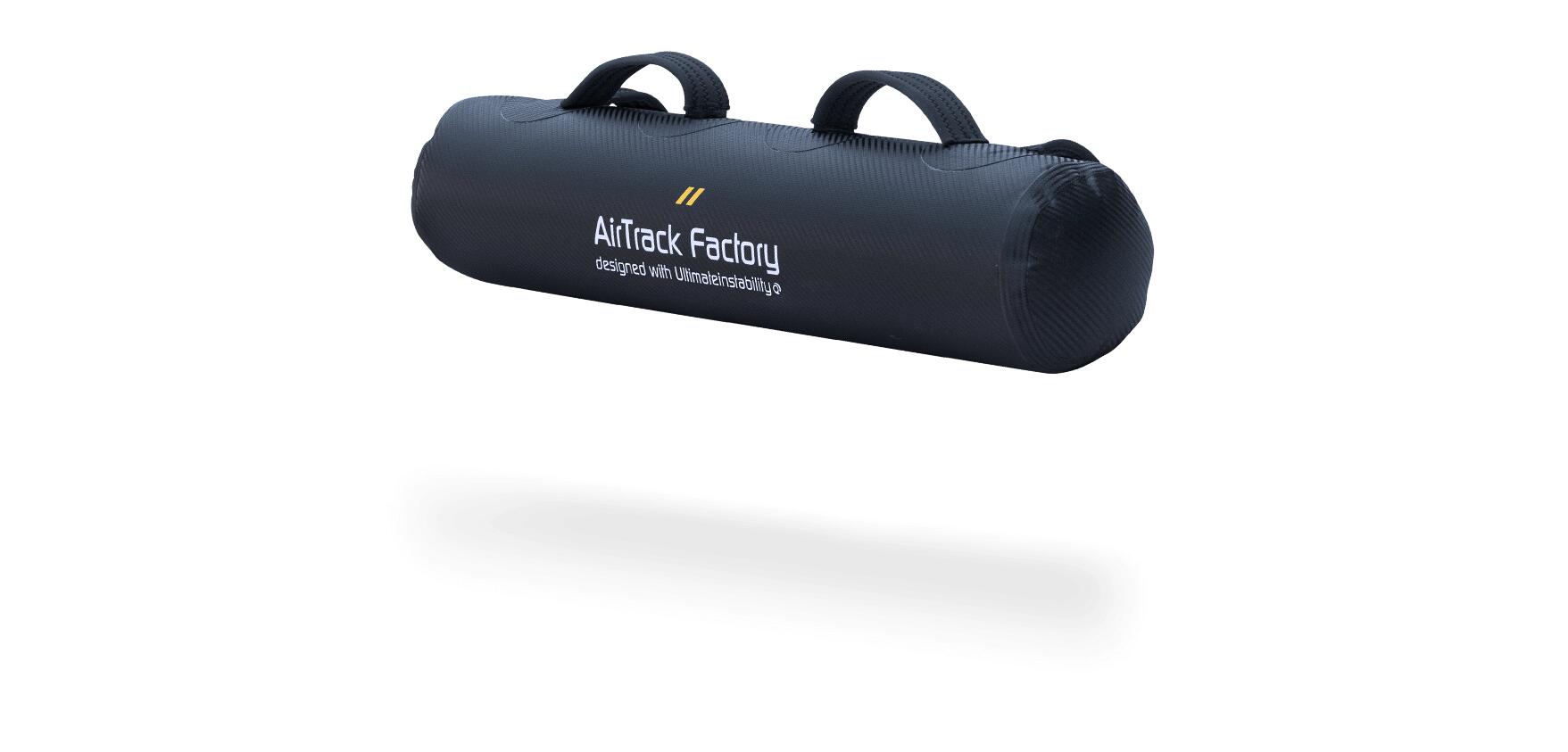 Watergevulde fitnessbag opblaasbare Aquabag M 85 x 20 cm zwart 1/5