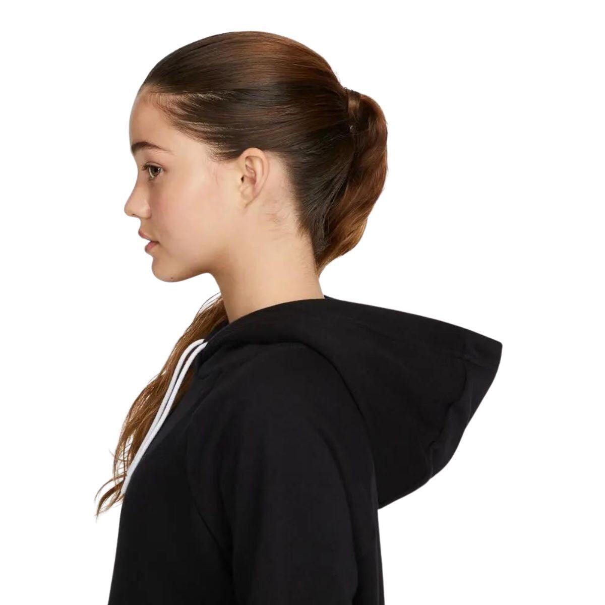 Felpa con cappuccio donna ( fleece) nike nero 5/7