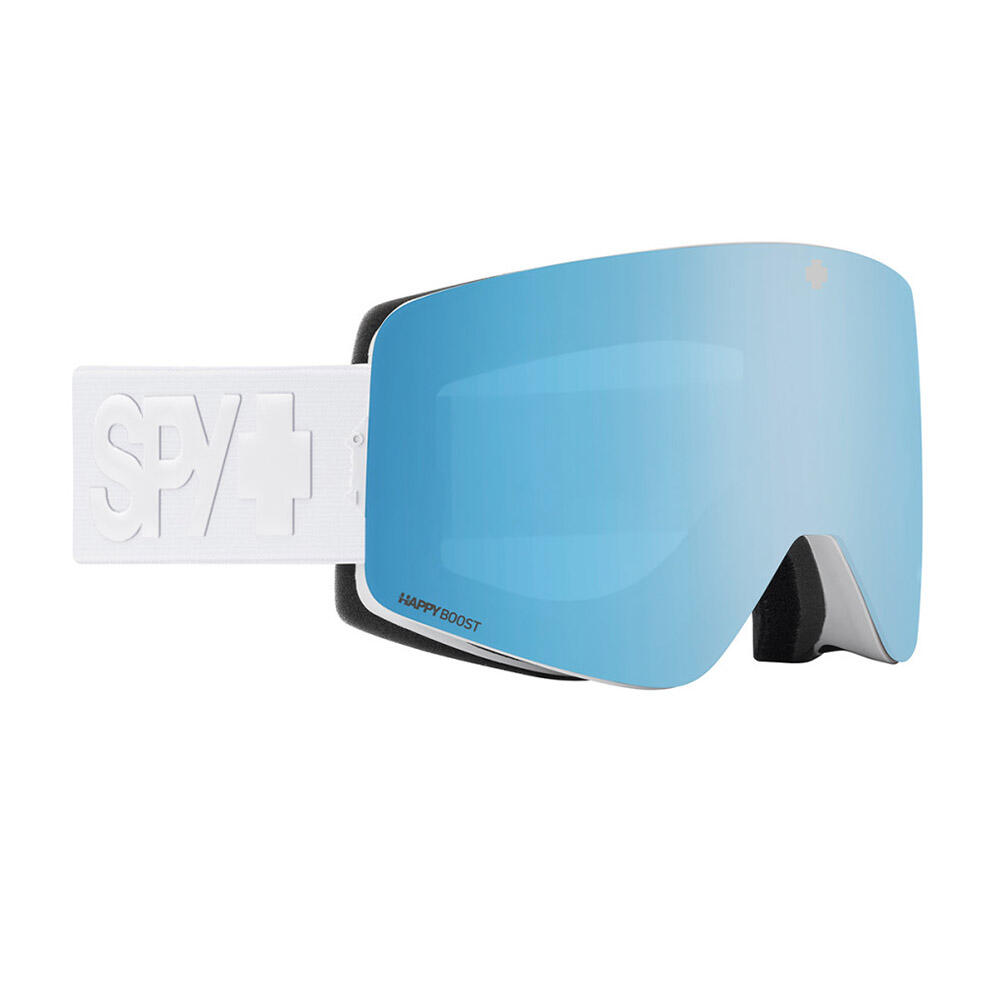 SPY MARAUDER ELITE E Unisex Snow Goggles - White/HB Ice Blue Mirror & HB LL Coral