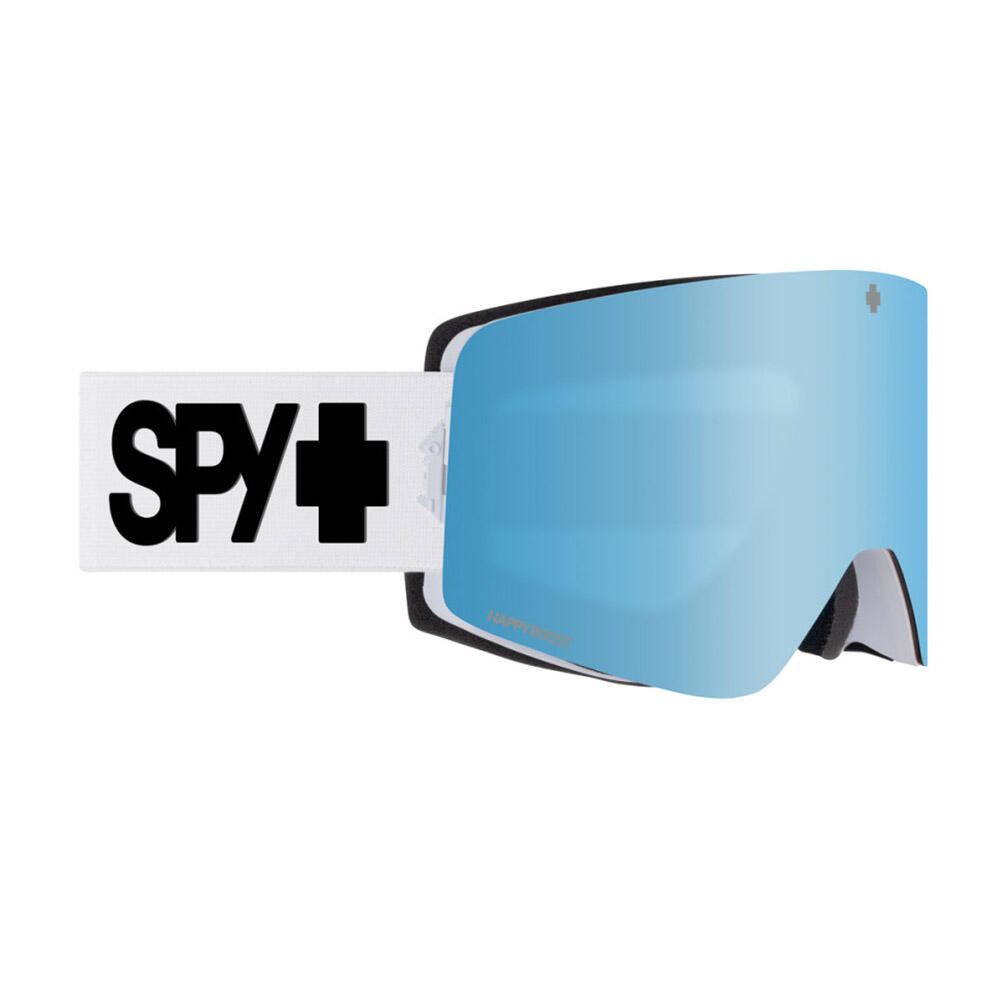 SPY MARAUDER SE Unisex Snow Goggles - Everwhite/HB Ice Blue Mirror & HB LL Coral