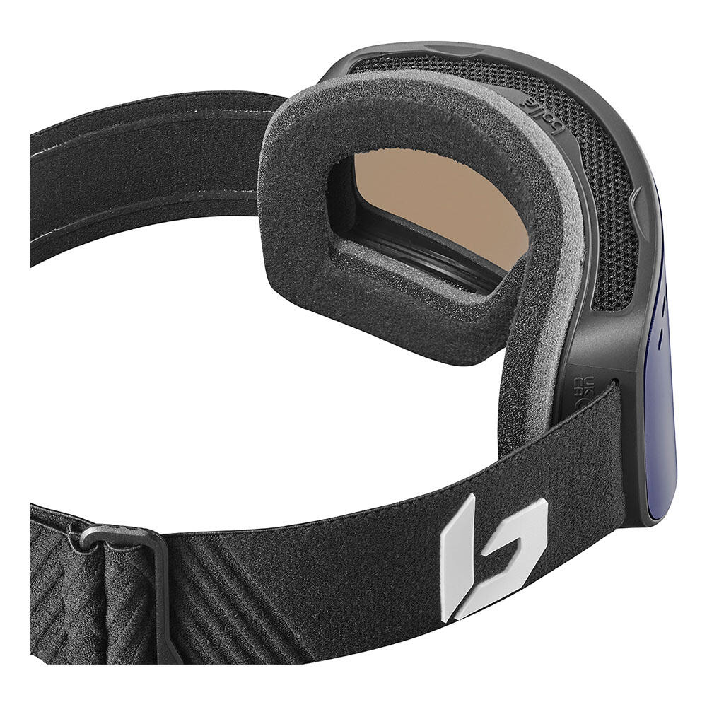 Skibril NEVADA Black Matte - Bronze Blue Cat 3 2/5