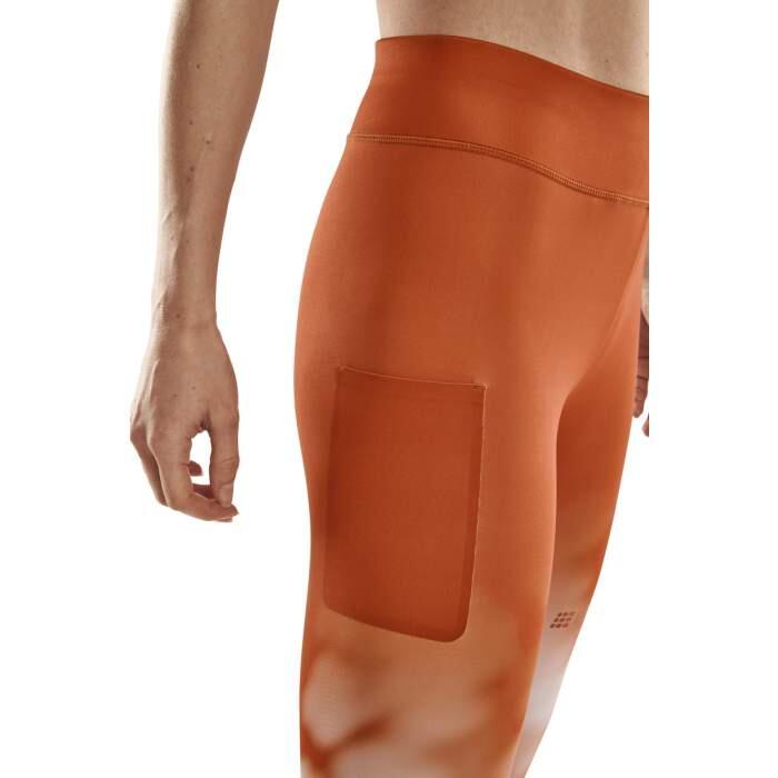 Długie legginsy sportowe do biegania CEP limitowana kolekcja Bloom damskie 4/5