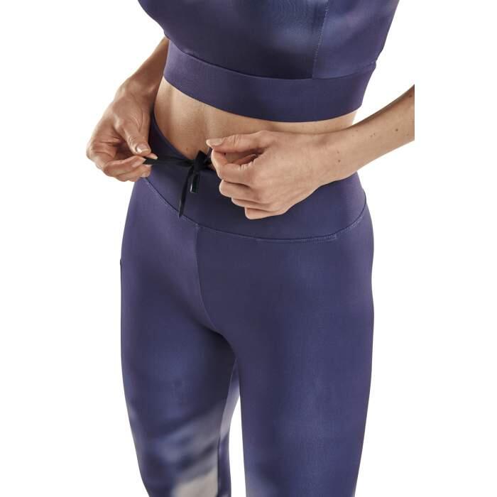 Długie legginsy sportowe do biegania CEP limitowana kolekcja Bloom damskie 3/5