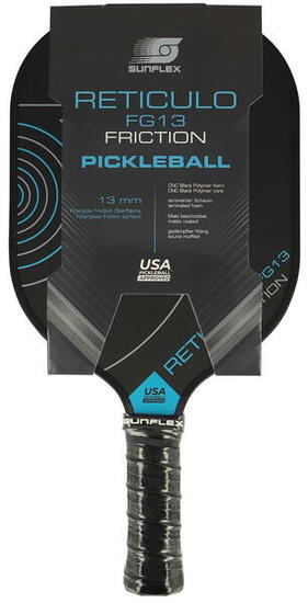 Sunflex - raquette pickleball fibre de verre reticulo fg13 friction