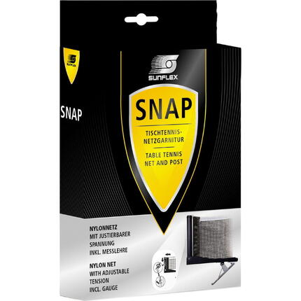 Siatka do tenisa stołowego z uchwytami SUNFLEX SNAP 20246