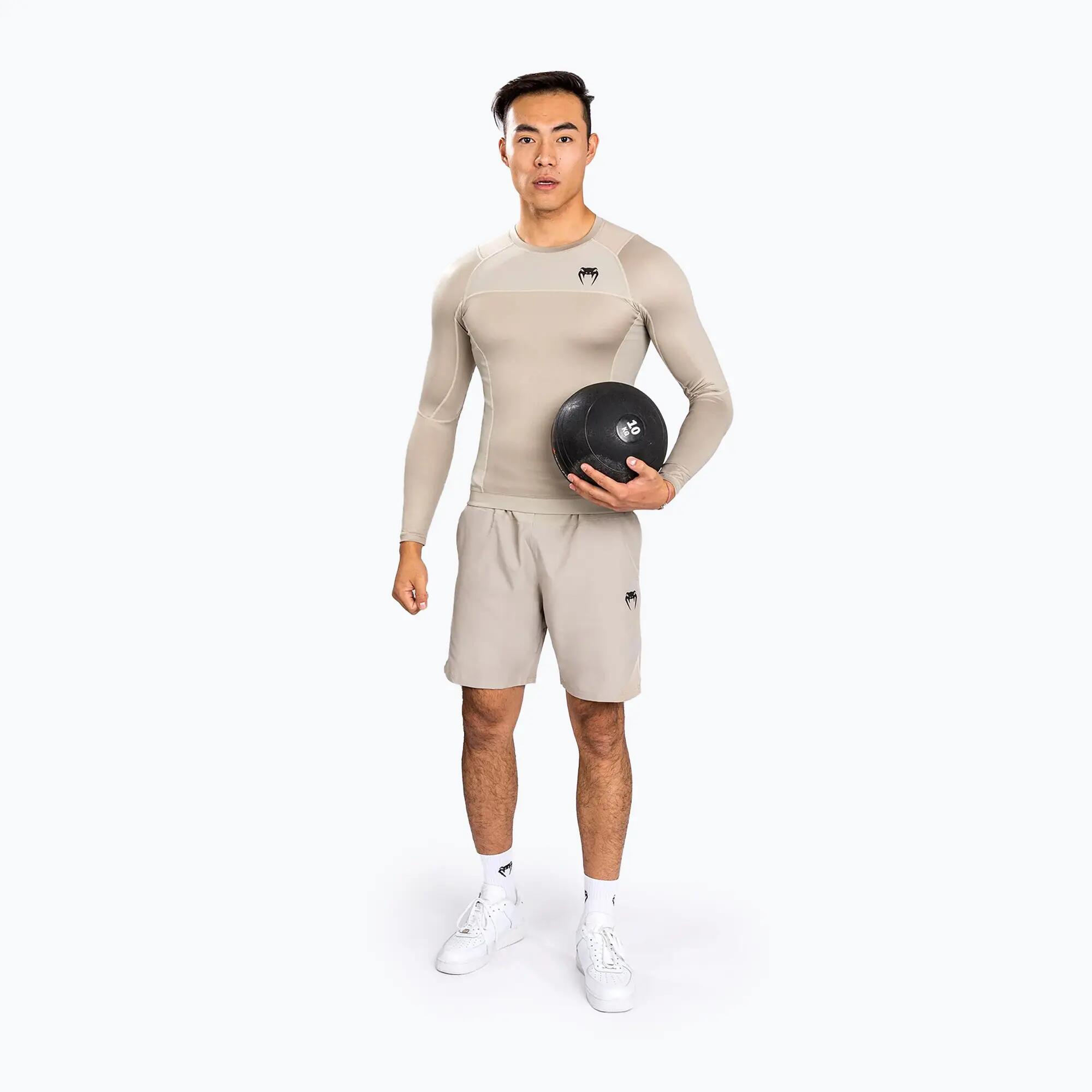 Camiseta de manga larga Venum G-Fit AIR para hombre, color arena, talla M 2/5