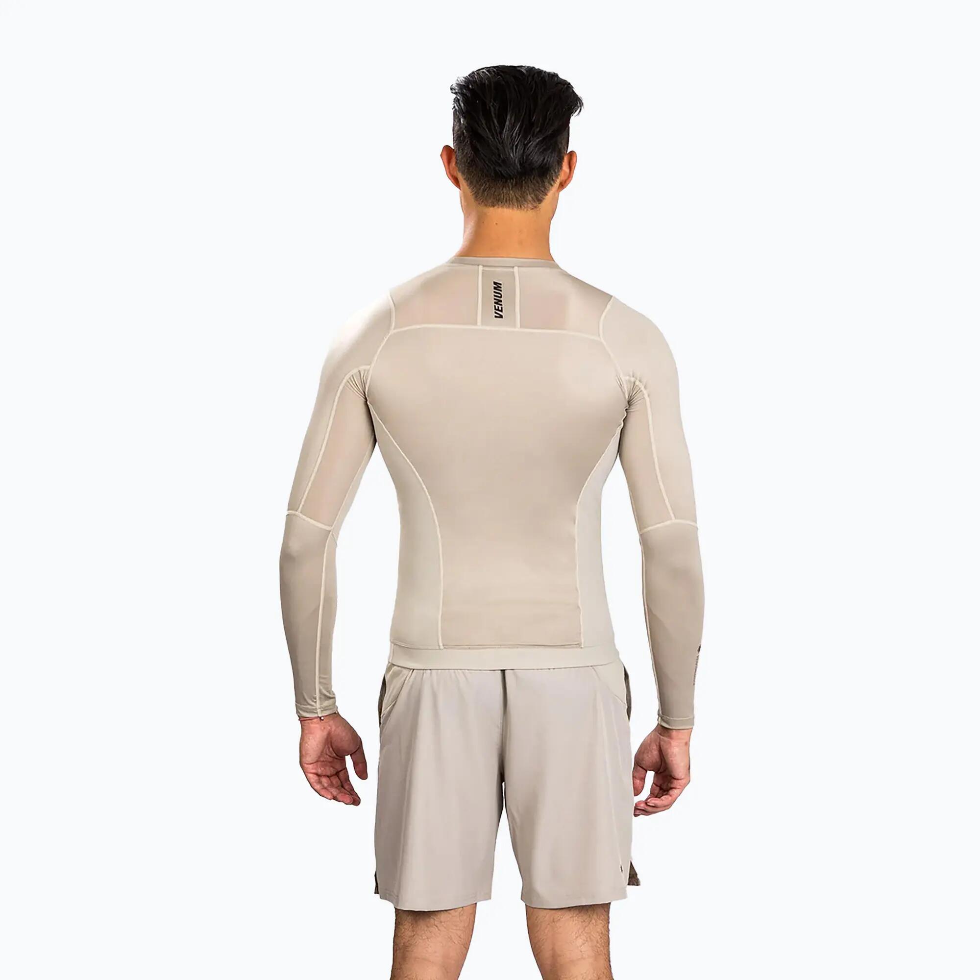 Camiseta de manga larga Venum G-Fit AIR para hombre, color arena, talla M 3/5