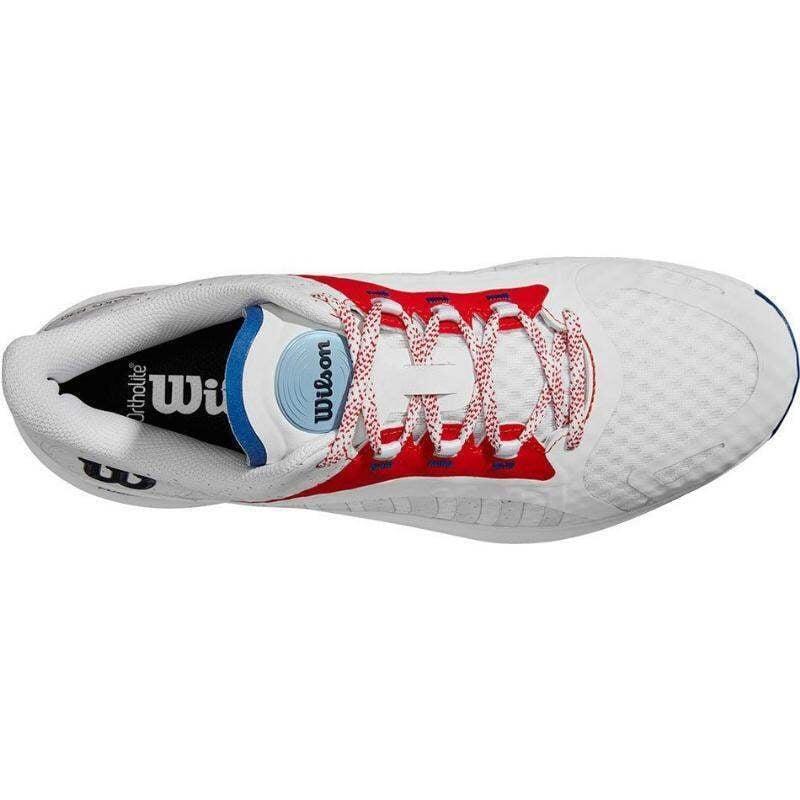 Wilson Hurakn Pro Sapatilhas Branco Vermelho Azul 3/5