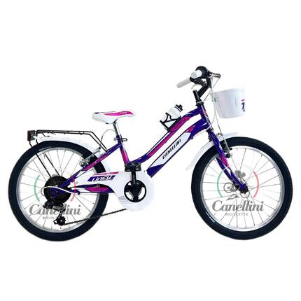 Rower Dziecięcy MTB Canellini LINCY 20" - Fioletowy/Fuksja