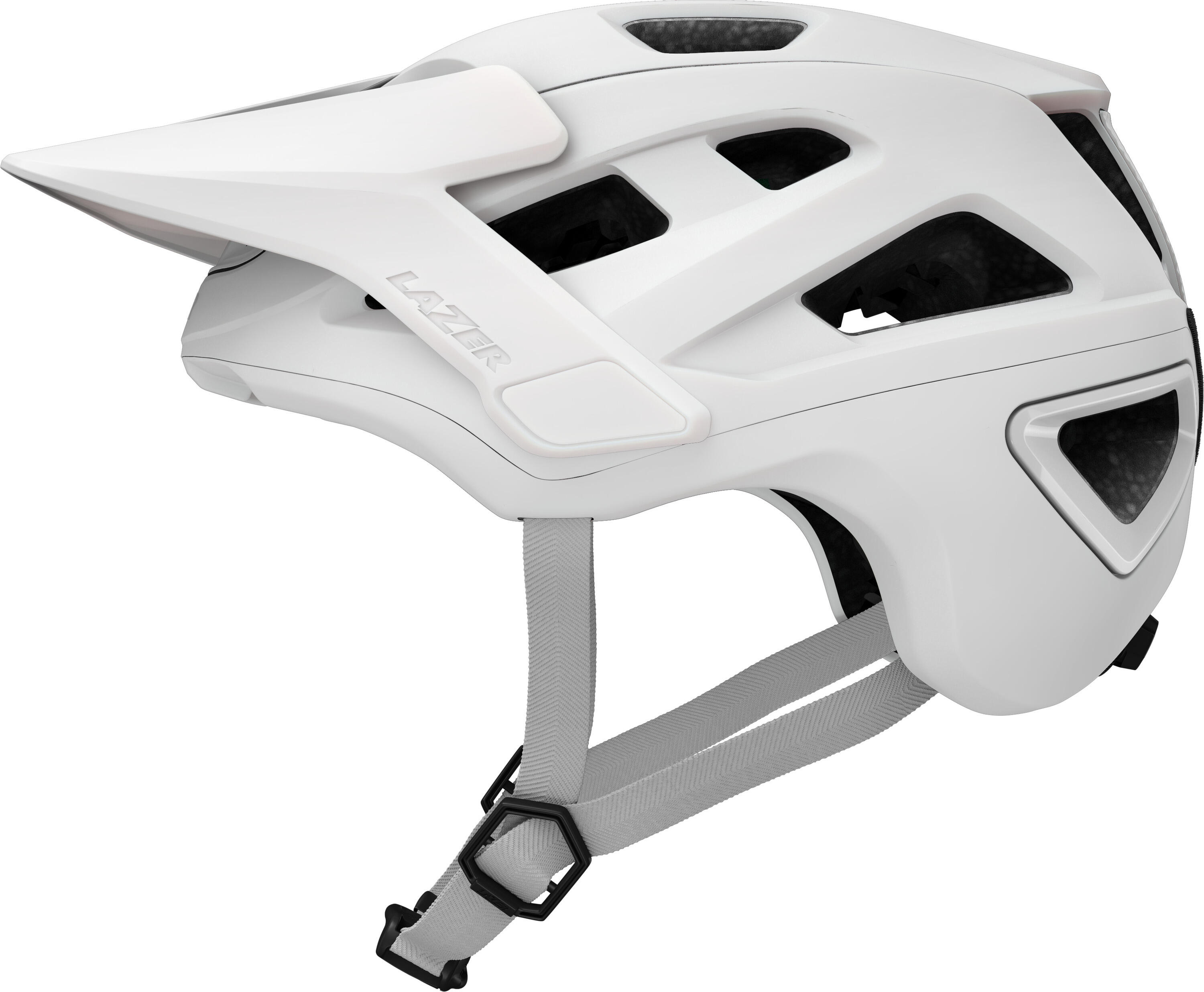 MTB-Helm Jackal KinetiCore, Matte Full White 4/6