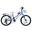 Vélo de fille VTT Canellini LINCY 20" - Bleu clair/Fuchsia