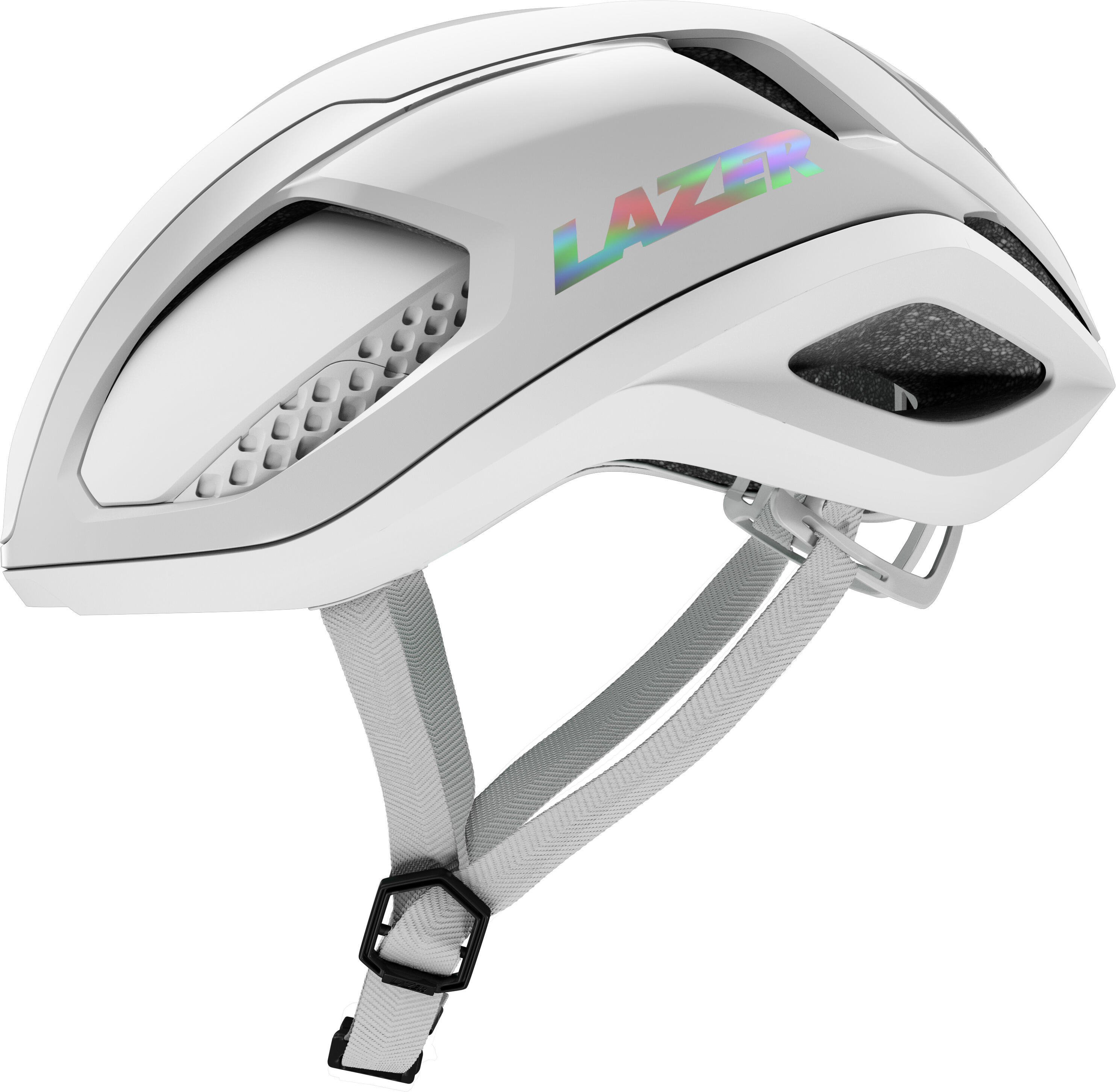 Casco Ciclismo Carretera Lazer Vento Kineticore Blanco Brillo