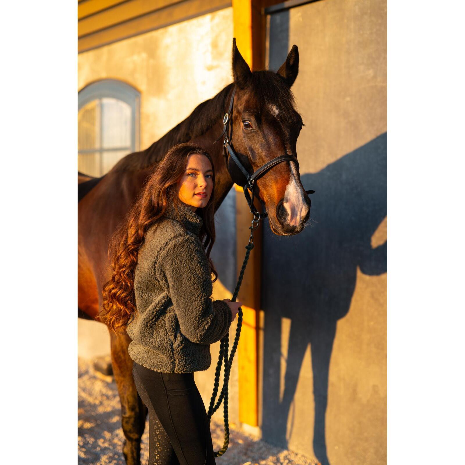 Cavezza in cuoio per pony HorseGuard Sabine 4/6