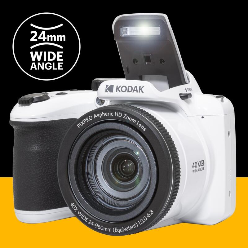 KODAK Pack Pixpro AZ405 + Carte SDHC 32GB - Appareil Photo 20MP, Zoom 40X