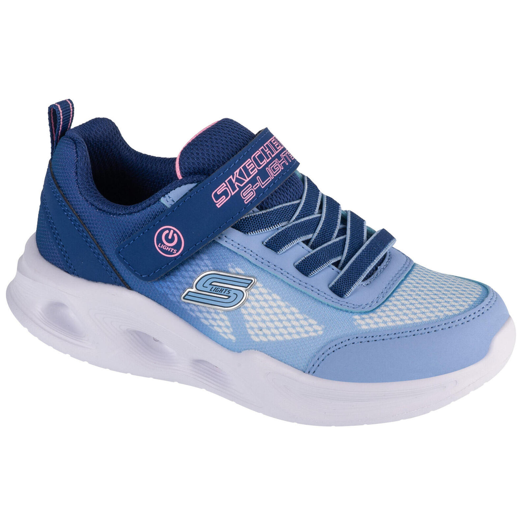 Skechers - Sneakers Pour Filles Sola Glow - Ombre Deluxe - Baskets - Bleu - 28 - Decathlon