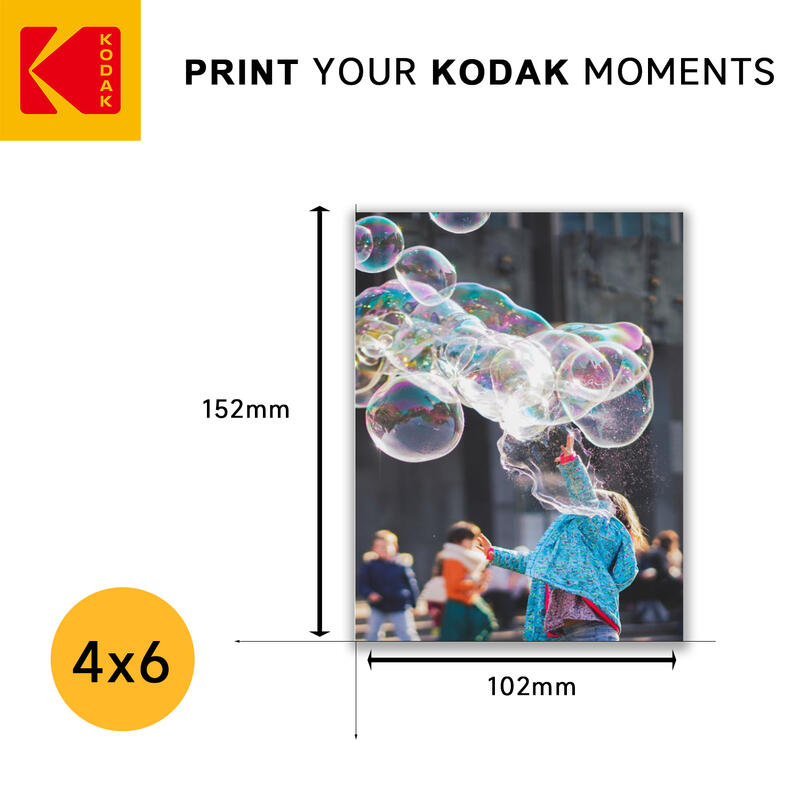 KODAK Fine Art Paper 50 feuilles texturé 10x15 cm, mate effet gravure, 210 gsm