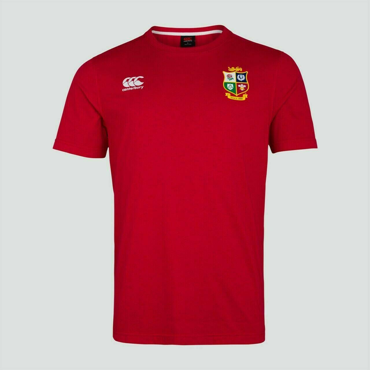 CANTERBURY CCC Mens British & Irish Lions 21 Cotton T-Shirt