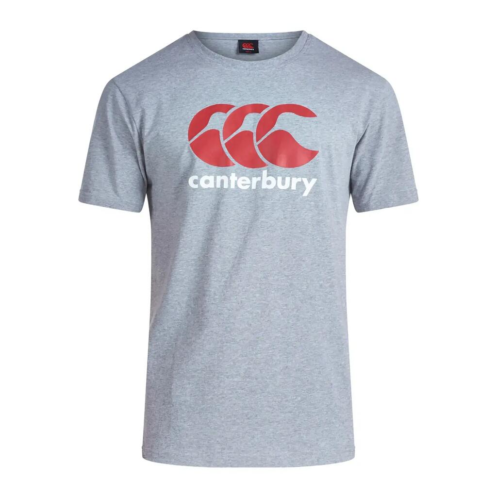 Classic Canterbury CCC Logo T-Shirt - Grey