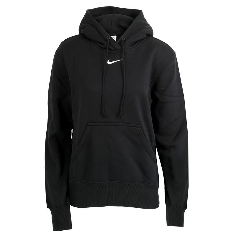 Felpa donna nike sportswear phoenix fleece - nero