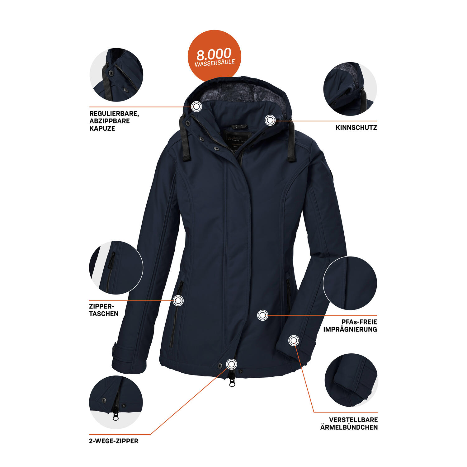 Damen Softshelljacke GW 23 WMN SFTSHLL JCKT 6/6