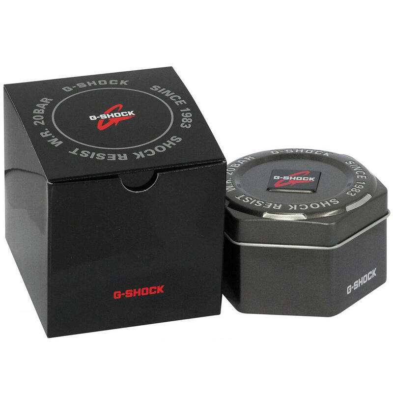 Ceas barbatesc Casio GA-2100-4AER G-Shock 45mm, 20ATM, Rosu