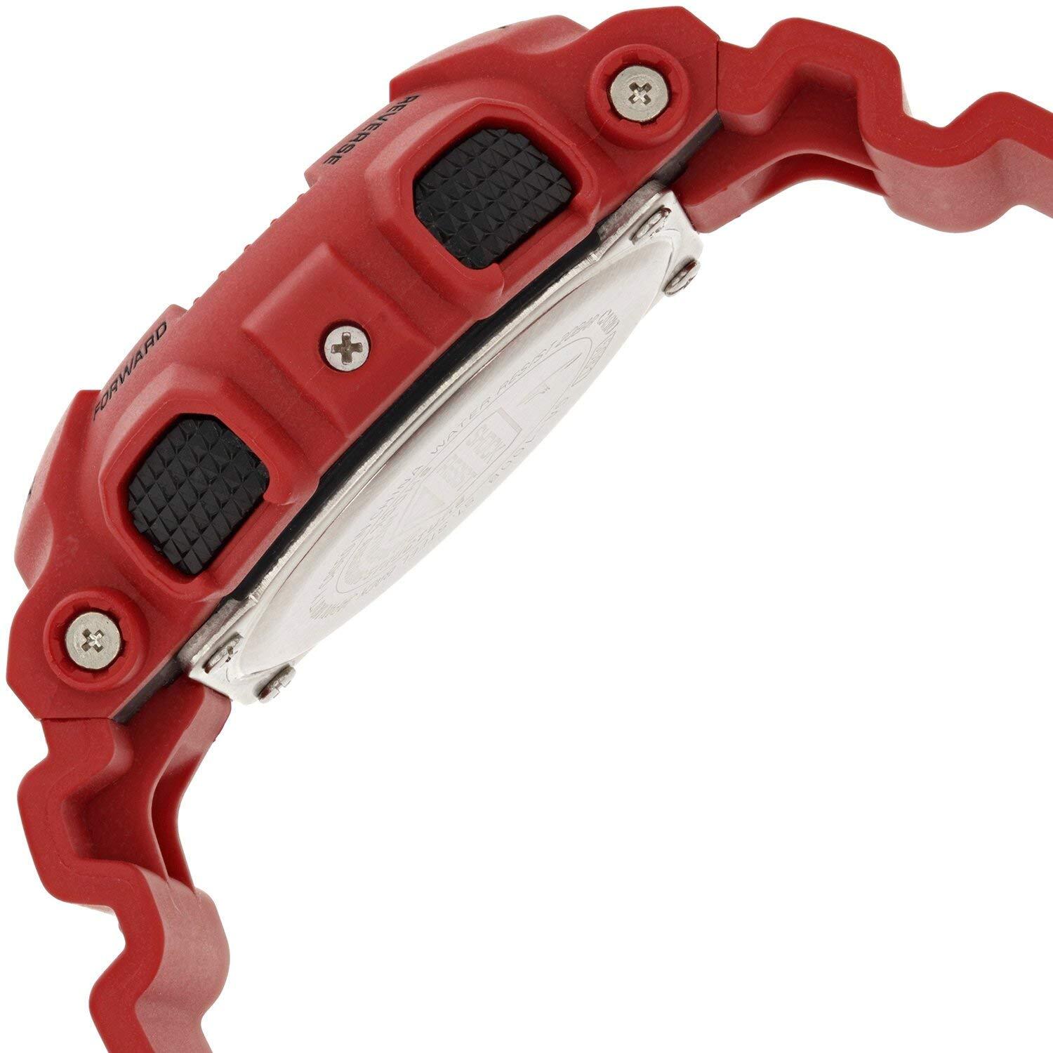 Casio Analogique - Digital Montre Rouge/Noir GA-100B-4AER 2/5