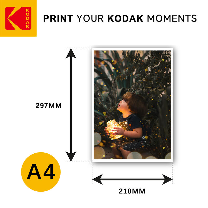 KODAK Fine Art Paper 20 A4-vellen met structuur, mat graveereffect, 210 g/m²