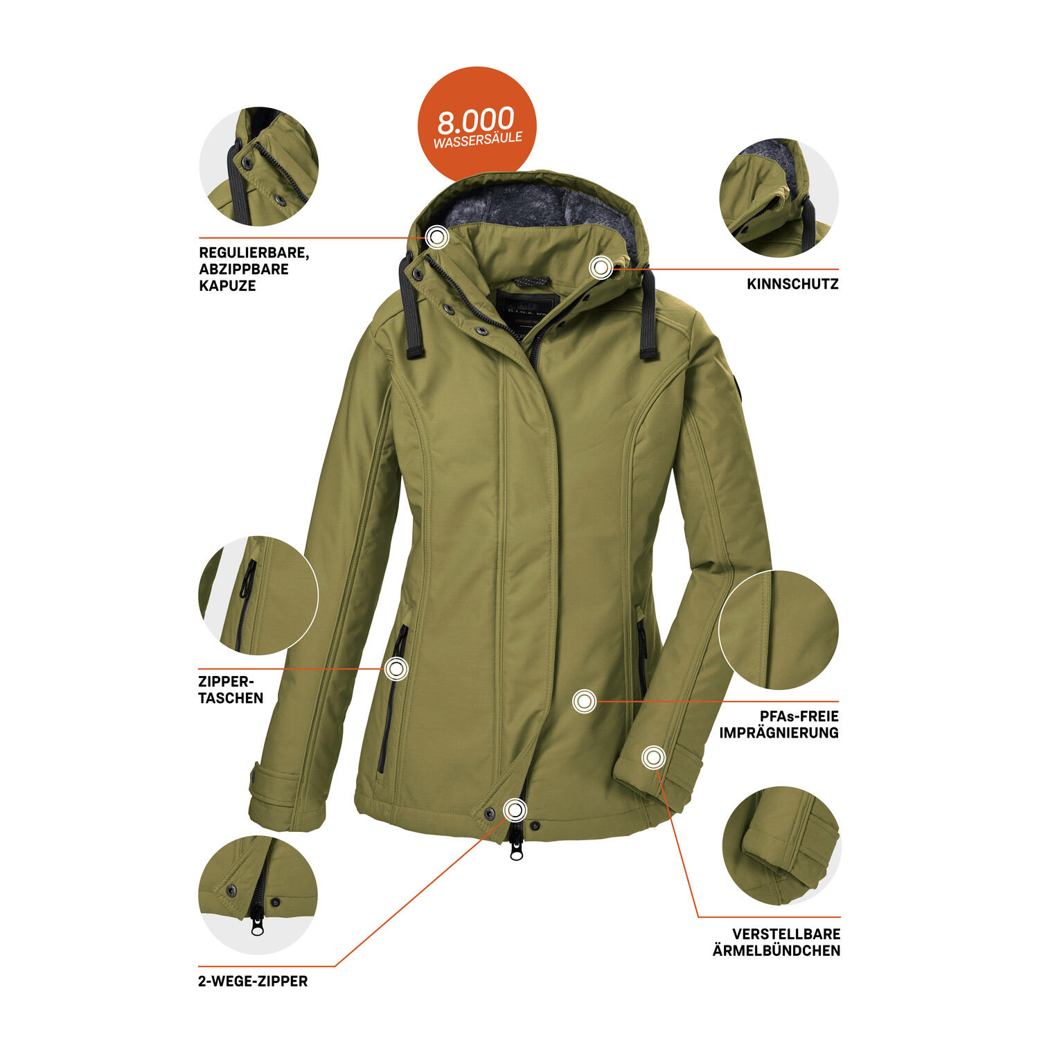 Damen Softshelljacke GW 23 WMN SFTSHLL JCKT 6/6