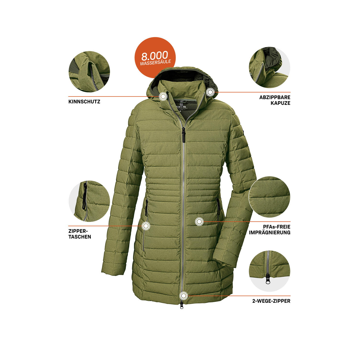 Damen Steppparka GW 14 WMN QLTD PRK_Bacarya 6/6